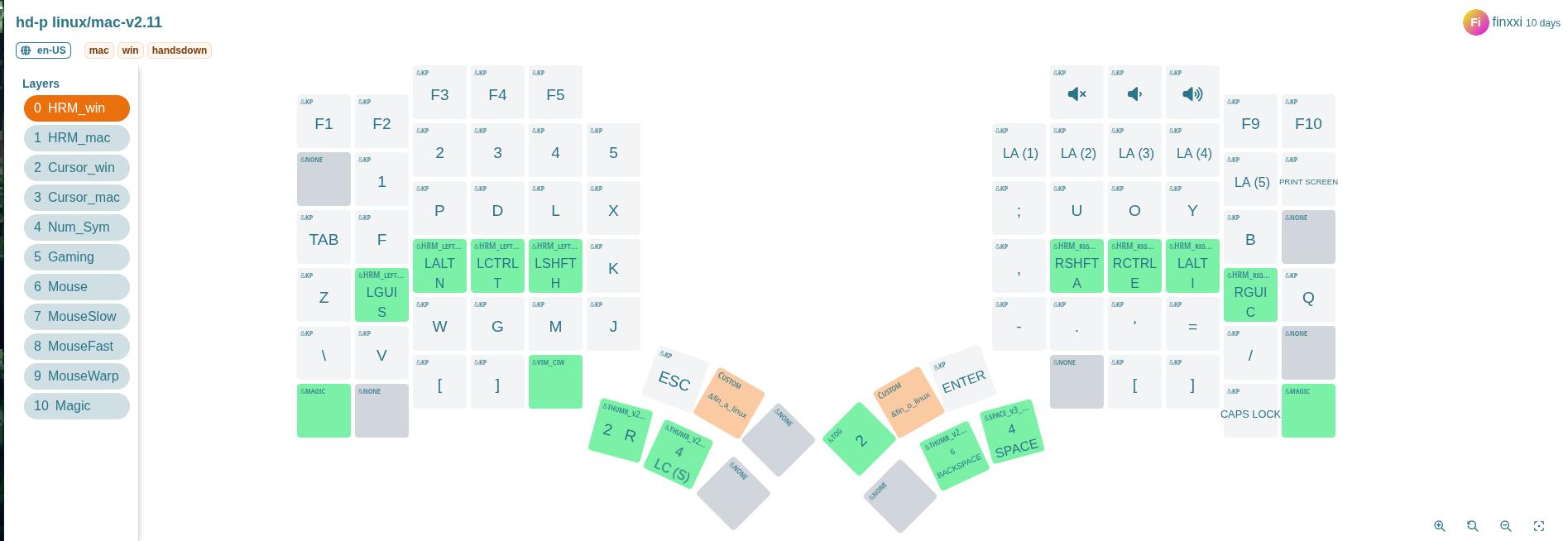 Glove80 layouts